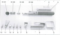 Proxxon 28144 Microflam Gas Soldering Iron Set MGS Spare Parts